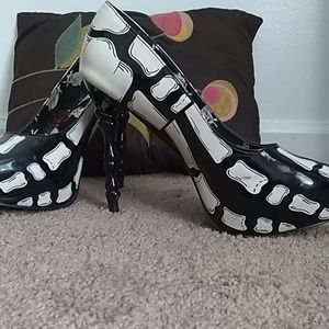 Wiccan style high heels